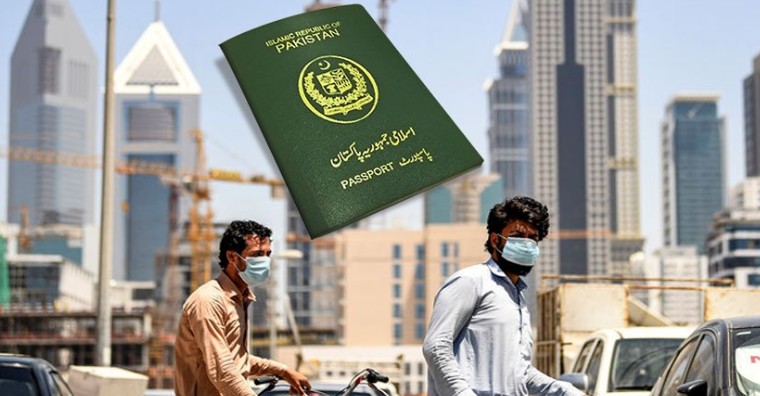 How many Lakhs of Pakistanis went Abroad for Employment in a Year